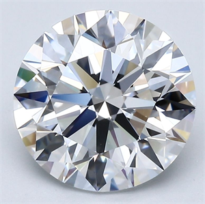 Picture of Natural Diamond 3.51 Carats, Round with Excellent Cut, D Color, VS1 Clarity and Certified by GIA