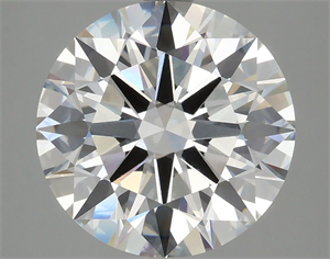 Picture of Lab Grown Diamond 4.52 Carats, Round with Ideal Cut, F Color, VVS2 Clarity and Certified by IGI