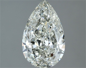 Picture of Natural Diamond 1.00 Carats, Pear with  Cut, H Color, VS1 Clarity and Certified by IGI