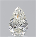 Natural Diamond 1.02 Carats, Pear with  Cut, J Color, SI2 Clarity and Certified by GIA