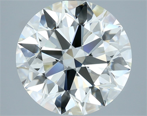 Picture of Natural Diamond 4.10 Carats, Round with Excellent Cut, I Color, VVS1 Clarity and Certified by IGI