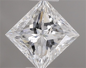 Foto Diamante Natural 0.50 quilates, Princesa , Color F, claridad VS1 y certificado GIA de
