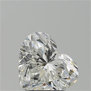 Picture of Natural Diamond 1.83 Carats, Heart with  Cut, H Color, SI1 Clarity and Certified by GIA