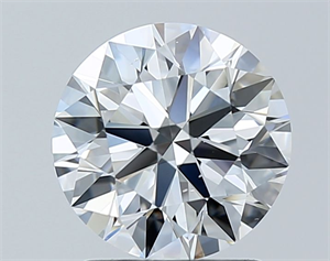 Foto Diamante Natural 1.57 quilates, Redondo , Color E, claridad VS2 y certificado GIA de