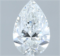 Diamante Natural 0.40 quilates, De pera , Color F, claridad VS1 y certificado GIA