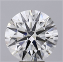 Lab Grown Diamond 6.39 Carats, Round with Ideal Cut, I Color, VVS2 Clarity and Certified by IGI