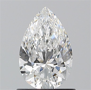 Picture of Natural Diamond 0.90 Carats, Pear with  Cut, E Color, VVS2 Clarity and Certified by GIA