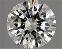Natural Diamond 4.17 Carats, Round with Excellent Cut, H Color, SI2 Clarity and Certified by GIA