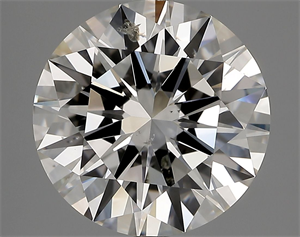 Picture of Natural Diamond 4.17 Carats, Round with Excellent Cut, H Color, SI2 Clarity and Certified by GIA