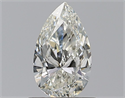Natural Diamond 0.59 Carats, Pear with  Cut, I Color, VS2 Clarity and Certified by GIA