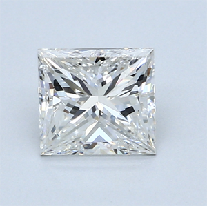 Picture of 1.51 Carats, Princess Diamond with  Cut, G Color, SI1 Clarity and Certified by GIA