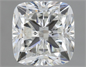 Diamante Natural 1.72 quilates, Del cojín , Color H, claridad VVS2 y certificado GIA