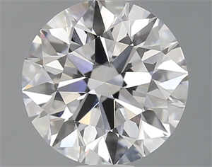 Picture of Lab Grown Diamond 1.12 Carats, Round with Excellent Cut, D Color, VS2 Clarity and Certified by GIA