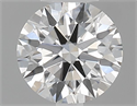 Natural Diamond 0.53 Carats, Round with Excellent Cut, G Color, VS2 Clarity and Certified by GIA