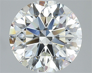 Foto Diamante Natural 2.82 quilates, Redondo , Color I, claridad SI1 y certificado GIA de