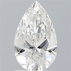 Picture of Natural Diamond 1.06 Carats, Pear with  Cut, G Color, SI1 Clarity and Certified by GIA