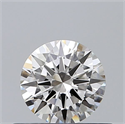 Diamante Natural 0.45 quilates, Redondo , Color I, claridad VVS1 y certificado GIA