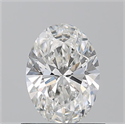 Diamante Natural 0.74 quilates, Ovalado , Color F, claridad VS2 y certificado GIA