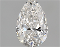 Diamante Natural 0.50 quilates, De pera , Color G, claridad VS1 y certificado GIA