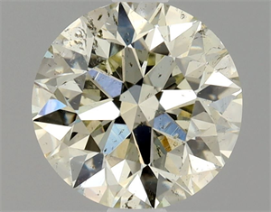 Picture of Natural Diamond 1.00 Carats, Round with Excellent Cut, K Color, SI2 Clarity and Certified by HRD