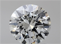 Diamante Natural 1.00 quilates, Redondo , Color J, claridad VVS2 y certificado GIA
