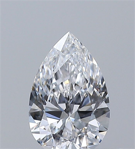 Foto Diamante Natural 0.34 quilates, De pera , Color D, claridad VS2 y certificado GIA de