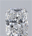Natural Diamond 0.30 Carats, Radiant with  Cut, E Color, VS1 Clarity and Certified by GIA