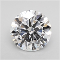 Lab Grown Diamond 1.00 Carats, Round with Excellent Cut, D Color, VVS2 Clarity and Certified by IGI