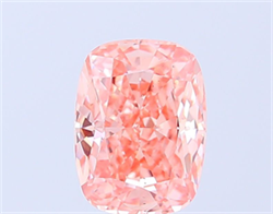 Picture of Lab Grown Diamond 2.70 Carats, CUSHION MODIFIED with  Cut, Fancy Vivid Pink Color, VS2 Clarity and Certified by IGI
