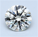1.50 Carats, Round Diamond with Ideal Cut, G Color, SI2 Clarity and Certified by EGL