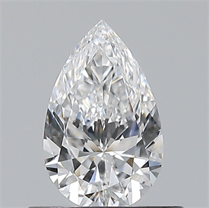 Picture of Natural Diamond 0.50 Carats, Pear with  Cut, D Color, VVS1 Clarity and Certified by GIA