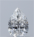 Diamante Natural 0.50 quilates, De pera , Color F, claridad I1 y certificado GIA
