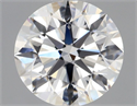 Natural Diamond 0.90 Carats, Round with Excellent Cut, F Color, SI1 Clarity and Certified by GIA