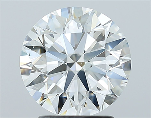 Foto Diamante Natural 2.30 quilates, Redondo , Color I, claridad SI1 y certificado GIA de