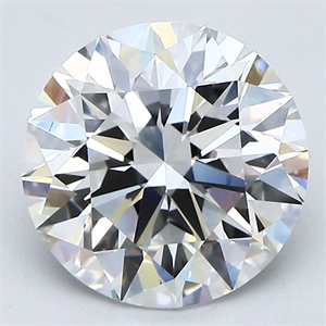 Foto Diamante Natural 3.02 quilates, Redondo , Color D, claridad VS2 y certificado GIA de