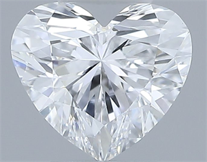 Picture of Natural Diamond 0.33 Carats, Heart with  Cut, D Color, VS1 Clarity and Certified by GIA