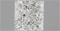 Natural Diamond 1.01 Carats, Princess with  Cut, H Color, VVS1 Clarity and Certified by GIA