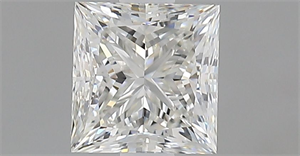 Picture of Natural Diamond 1.01 Carats, Princess with  Cut, H Color, VVS1 Clarity and Certified by GIA