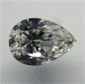 Diamante Natural 0.19 quilates, De pera , Color F, claridad VVS2 y certificado GIA