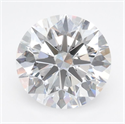 Lab Grown Diamond 2.02 Carats, Round with Ideal Cut, D Color, VVS2 Clarity and Certified by IGI