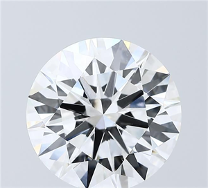 Picture of Lab Grown Diamond 8.05 Carats, Round with Ideal Cut, E Color, VVS2 Clarity and Certified by IGI