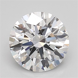 Picture of Lab Grown Diamond 2.18 Carats, Round with Ideal Cut, D Color, IF Clarity and Certified by IGI