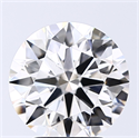 Lab Grown Diamond 2.91 Carats, Round with Excellent Cut, G Color, VS1 Clarity and Certified by GIA