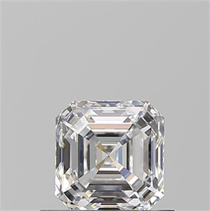 Foto Diamante Natural 0.70 quilates, Asscher , Color E, claridad VS2 y certificado GIA de