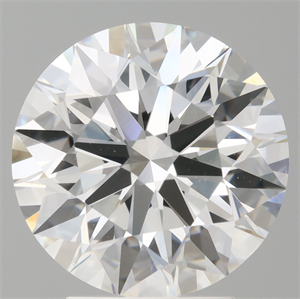 Picture of Lab Grown Diamond 3.50 Carats, Round with Ideal Cut, E Color, VS1 Clarity and Certified by IGI