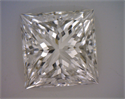 Natural Diamond 1.70 Carats, Princess with  Cut, F Color, VS1 Clarity and Certified by GIA