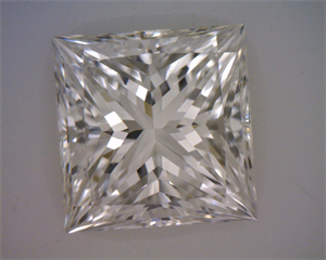 Picture of Natural Diamond 1.70 Carats, Princess with  Cut, F Color, VS1 Clarity and Certified by GIA