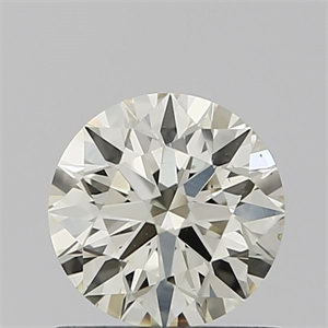 Picture of Natural Diamond 0.70 Carats, Round with Excellent Cut, N Color, VS2 Clarity and Certified by IGI