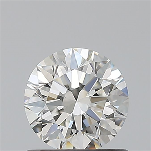 Picture of Natural Diamond 0.72 Carats, Round with Excellent Cut, G Color, IF Clarity and Certified by HRD