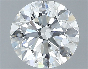 Picture of Natural Diamond 0.70 Carats, Round with Excellent Cut, H Color, SI2 Clarity and Certified by GIA
